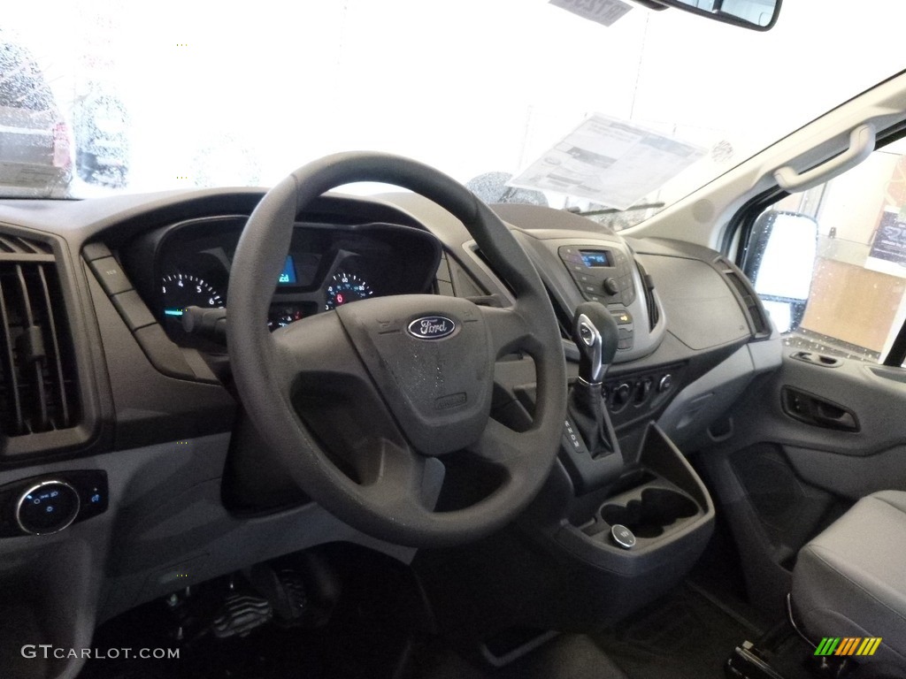 2017 Ford Transit Van 250 LR Regular Pewter Dashboard Photo #118012524