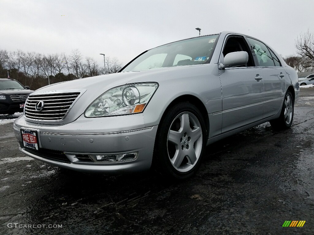 2005 LS 430 Sedan - Moonlight Pearl / Black photo #3