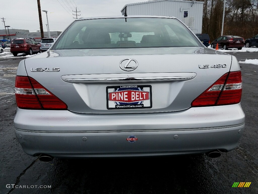 2005 LS 430 Sedan - Moonlight Pearl / Black photo #8