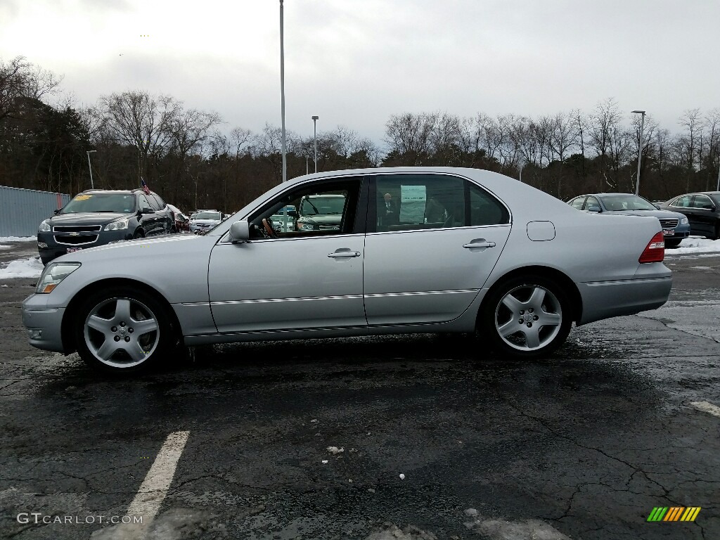 2005 LS 430 Sedan - Moonlight Pearl / Black photo #10