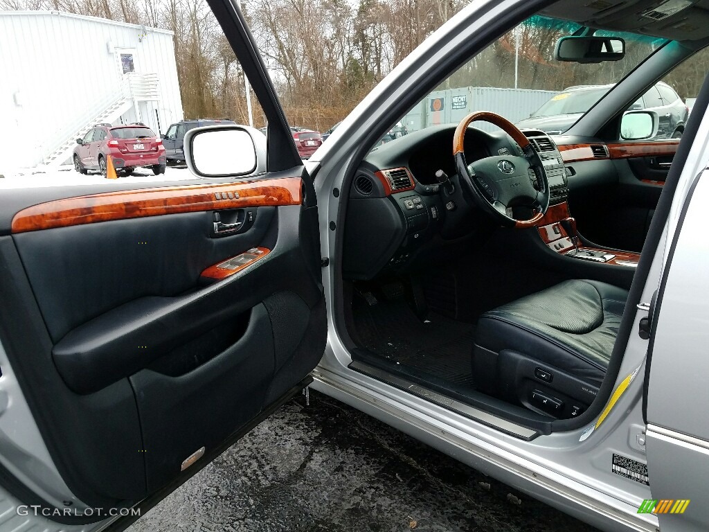 2005 LS 430 Sedan - Moonlight Pearl / Black photo #16