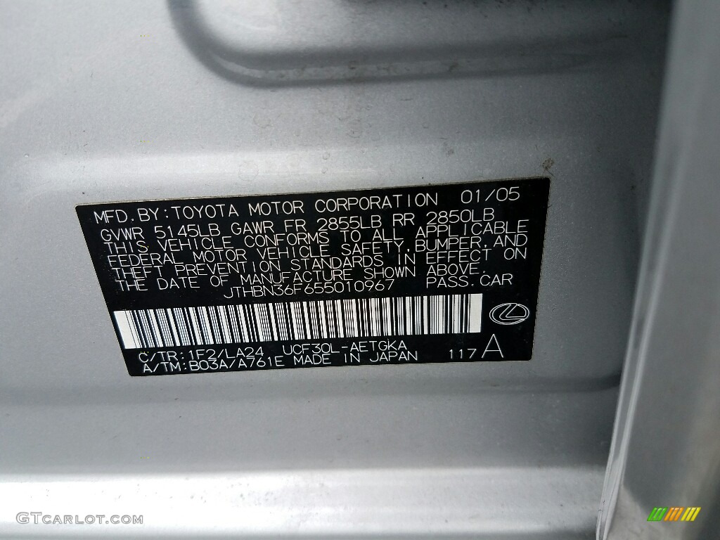 2005 LS 430 Sedan - Moonlight Pearl / Black photo #17