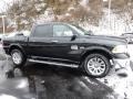 2017 Brilliant Black Crystal Pearl Ram 1500 Laramie Longhorn Crew Cab 4x4  photo #5