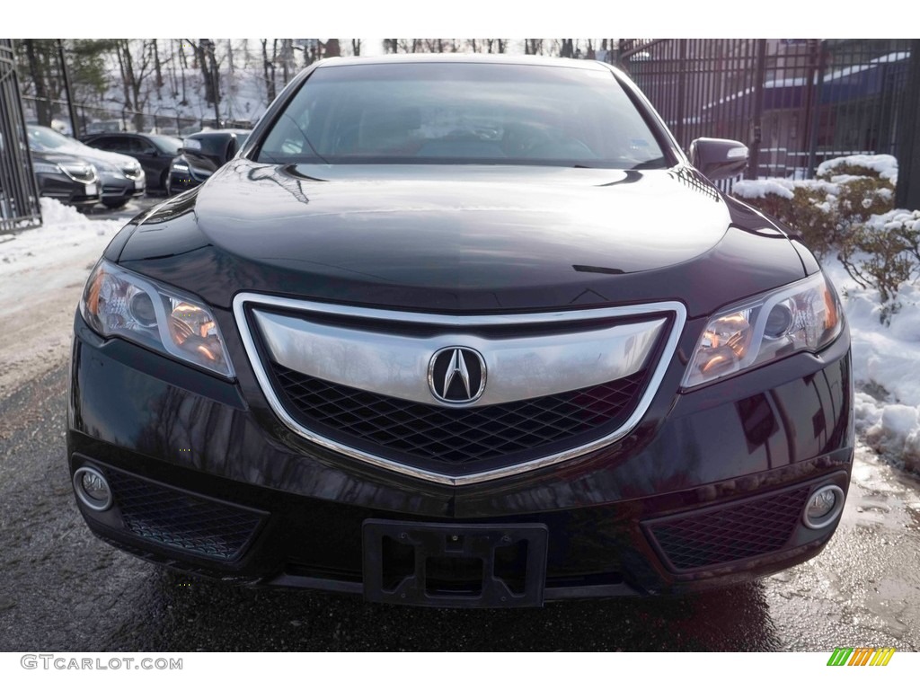 2014 RDX Technology AWD - Crystal Black Pearl / Parchment photo #2