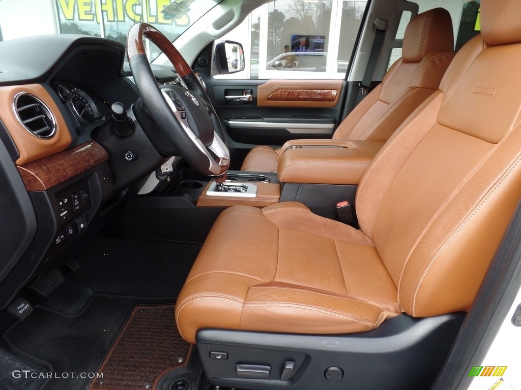 1794 Black/Brown Interior 2016 Toyota Tundra 1794 CrewMax 4x4 Photo #118015311