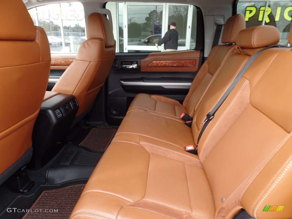 1794 Black/Brown Interior 2016 Toyota Tundra 1794 CrewMax 4x4 Photo #118015368