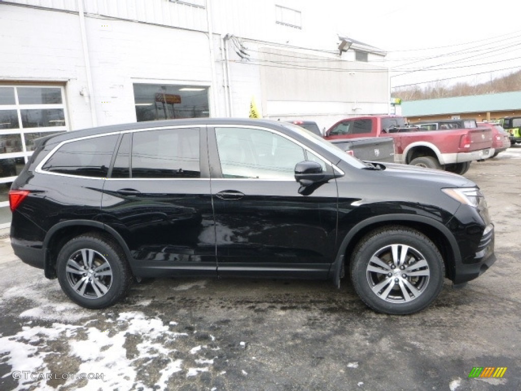 2016 Pilot EX AWD - Crystal Black Pearl / Gray photo #9