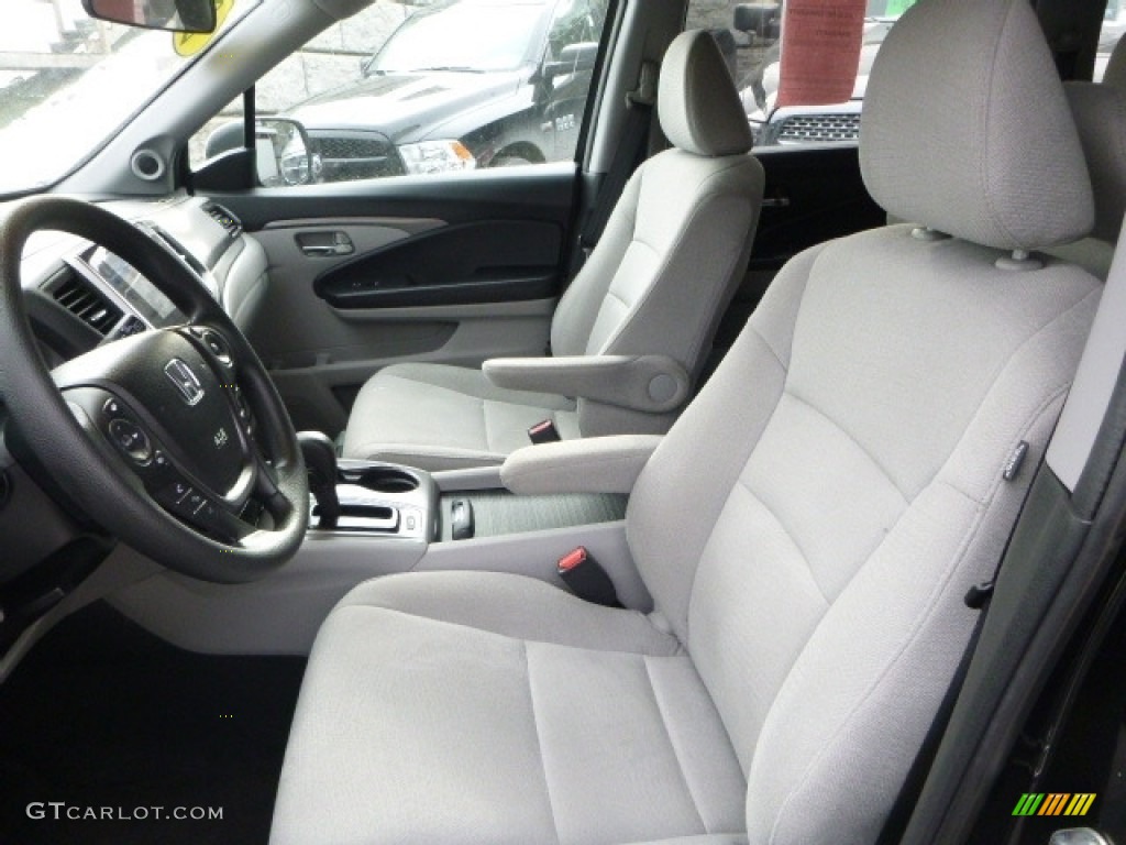 2016 Pilot EX AWD - Crystal Black Pearl / Gray photo #15