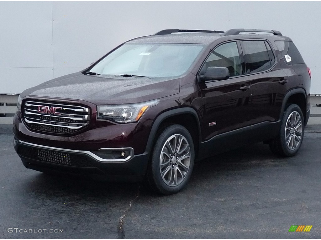 Black Cherry Metallic 2017 GMC Acadia All Terrain SLT AWD Exterior Photo #118019142