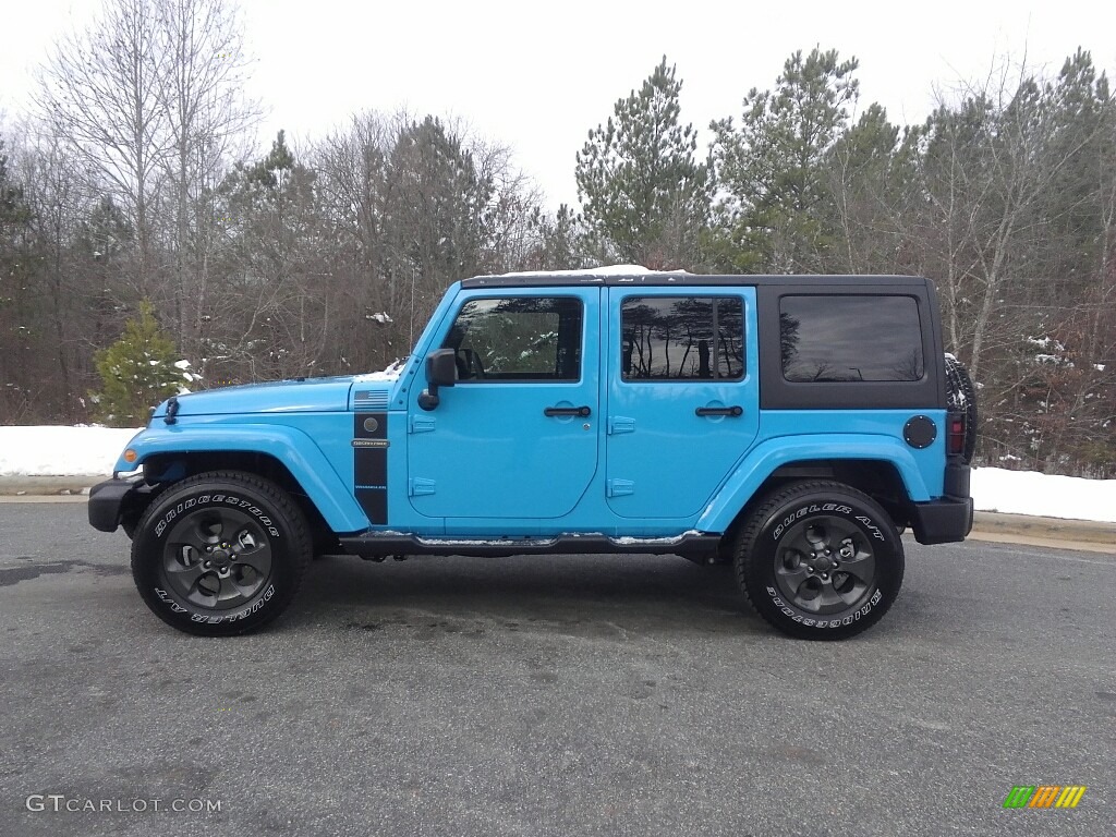 Chief Blue Jeep Wrangler Unlimited