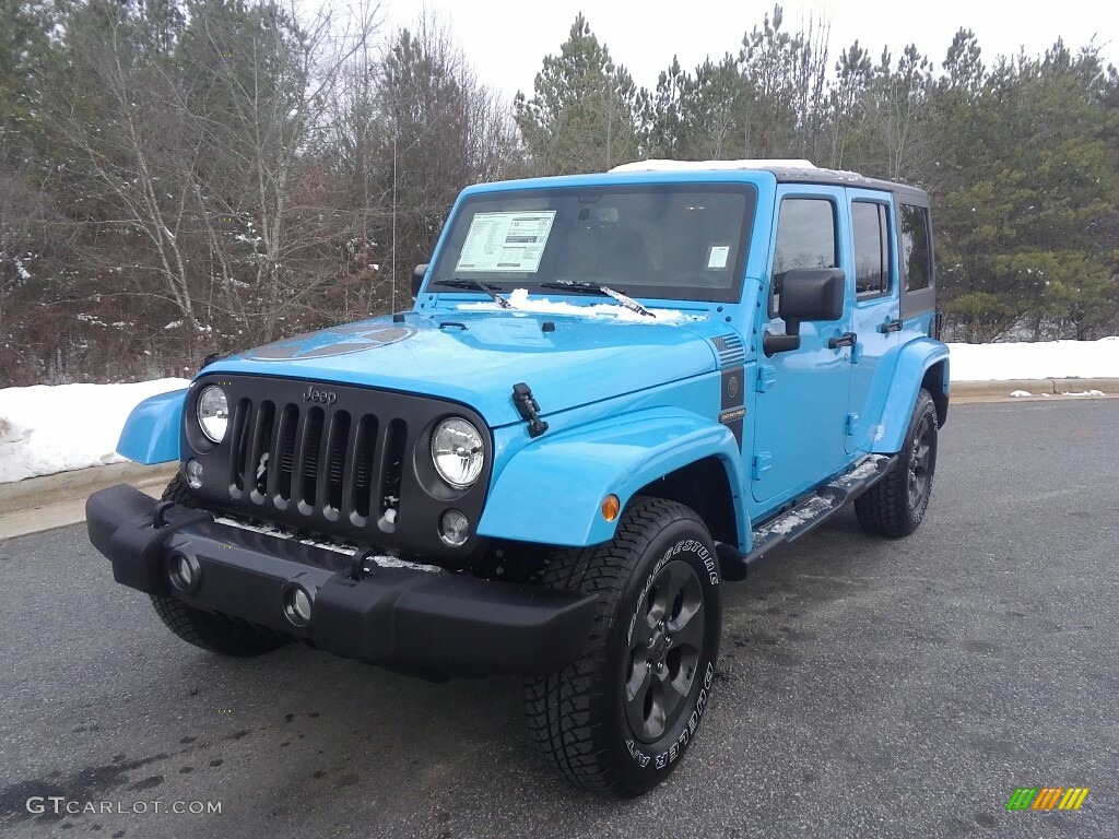 2017 Wrangler Unlimited Freedom Edition 4x4 - Chief Blue / Black photo #2