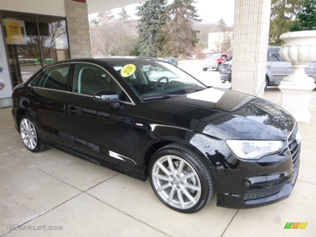 Brilliant Black 2016 Audi A3 2.0 Premium quattro Exterior Photo #118020512