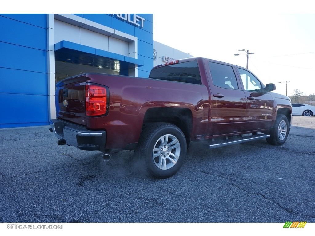 2017 Silverado 1500 LT Crew Cab - Siren Red Tintcoat / Cocoa/­Dune photo #7