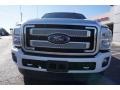 White Platinum - F250 Super Duty Lariat Crew Cab 4x4 Photo No. 2