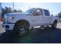 White Platinum - F250 Super Duty Lariat Crew Cab 4x4 Photo No. 3