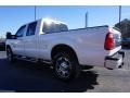 White Platinum - F250 Super Duty Lariat Crew Cab 4x4 Photo No. 5