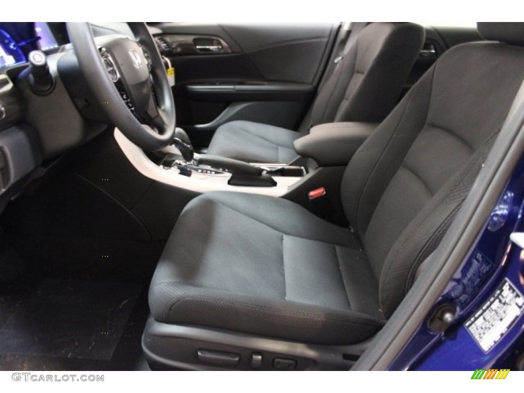 2017 Accord Hybrid Sedan - Vortex Blue Pearl / Black photo #9