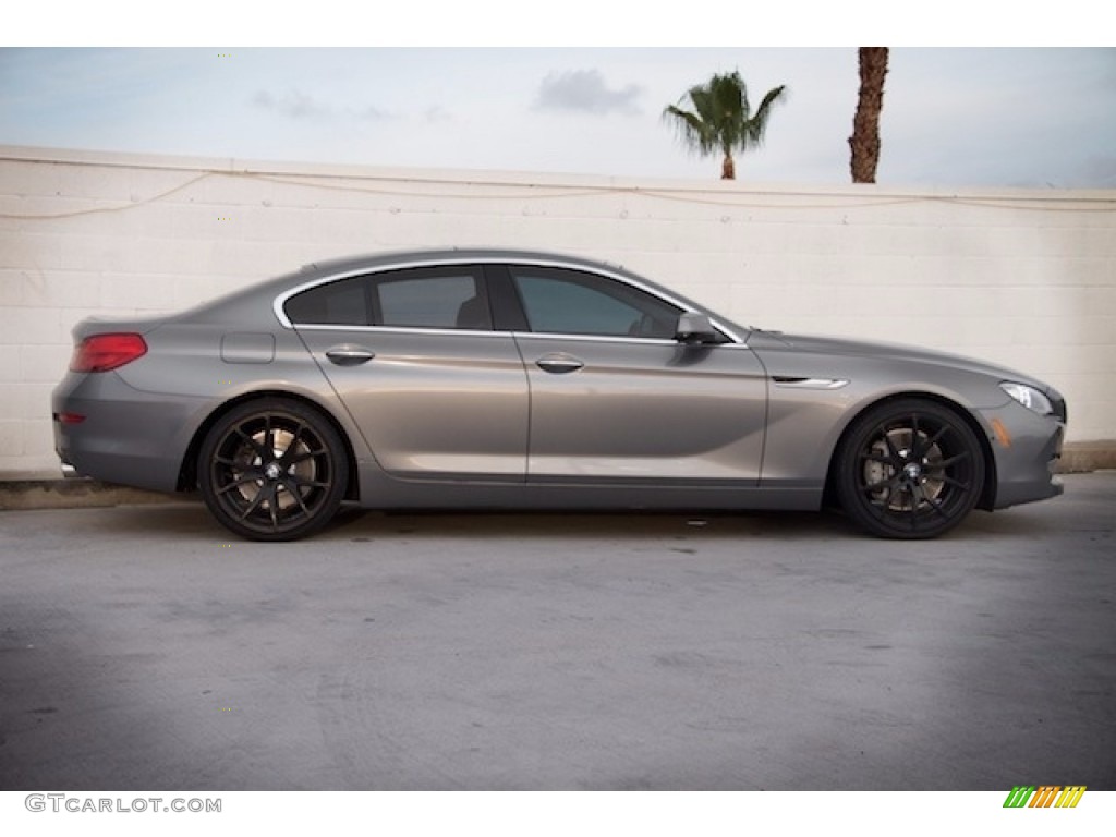 2013 6 Series 640i Gran Coupe - Space Gray Metallic / Black photo #8