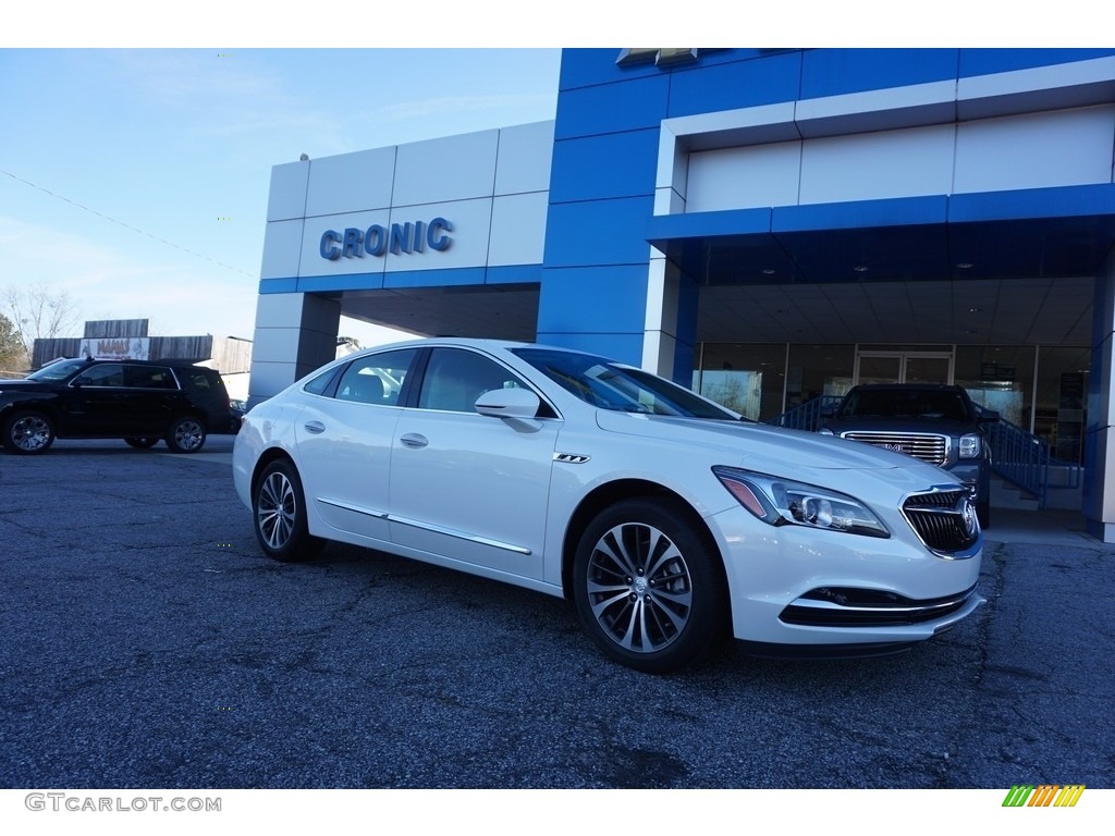 White Frost Tricoat Buick LaCrosse