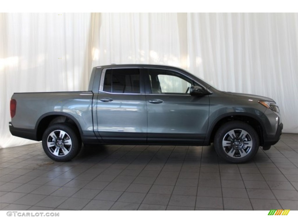 Forest Mist Metallic 2017 Honda Ridgeline RTL AWD Exterior Photo #118026369