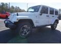 2017 Bright White Jeep Wrangler Unlimited Sahara 4x4  photo #3
