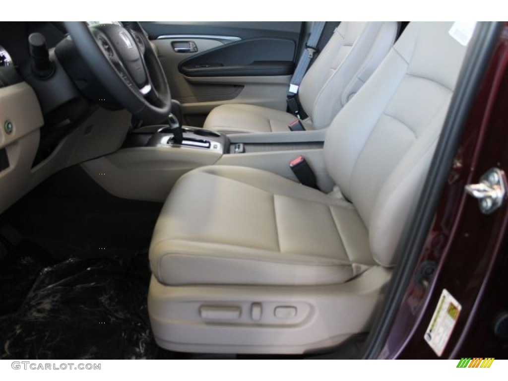 Beige Interior 2017 Honda Ridgeline RTL AWD Photo #118026927