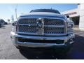 Pearl White - 3500 Laramie Crew Cab 4x4 Dual Rear Wheel Photo No. 2