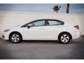 Taffeta White - Civic LX Sedan Photo No. 10