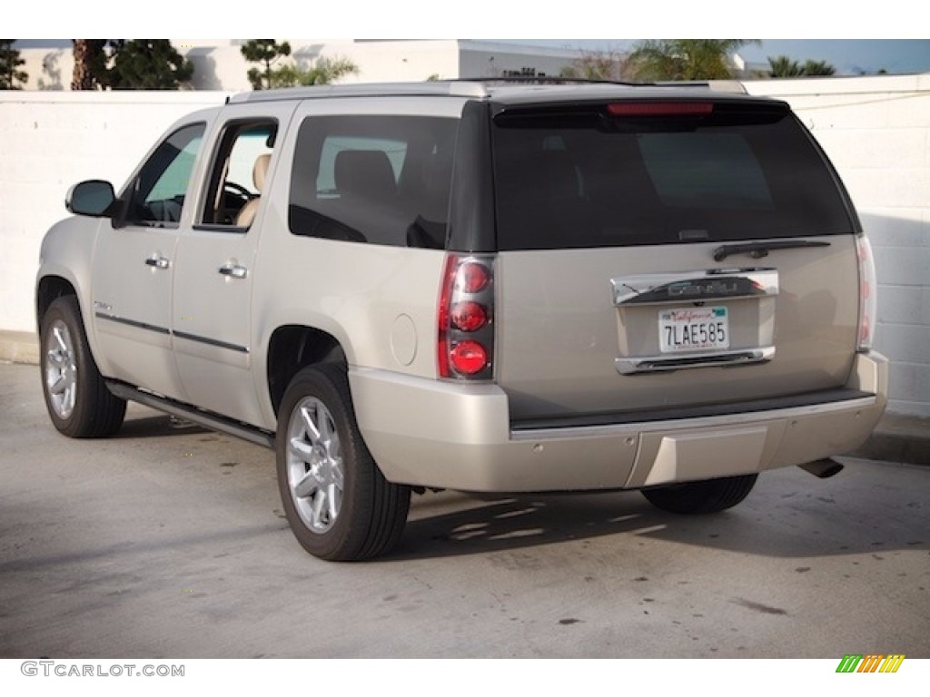 2011 Yukon XL Denali AWD - Gold Mist Metallic / Cocoa/Light Cashmere photo #2
