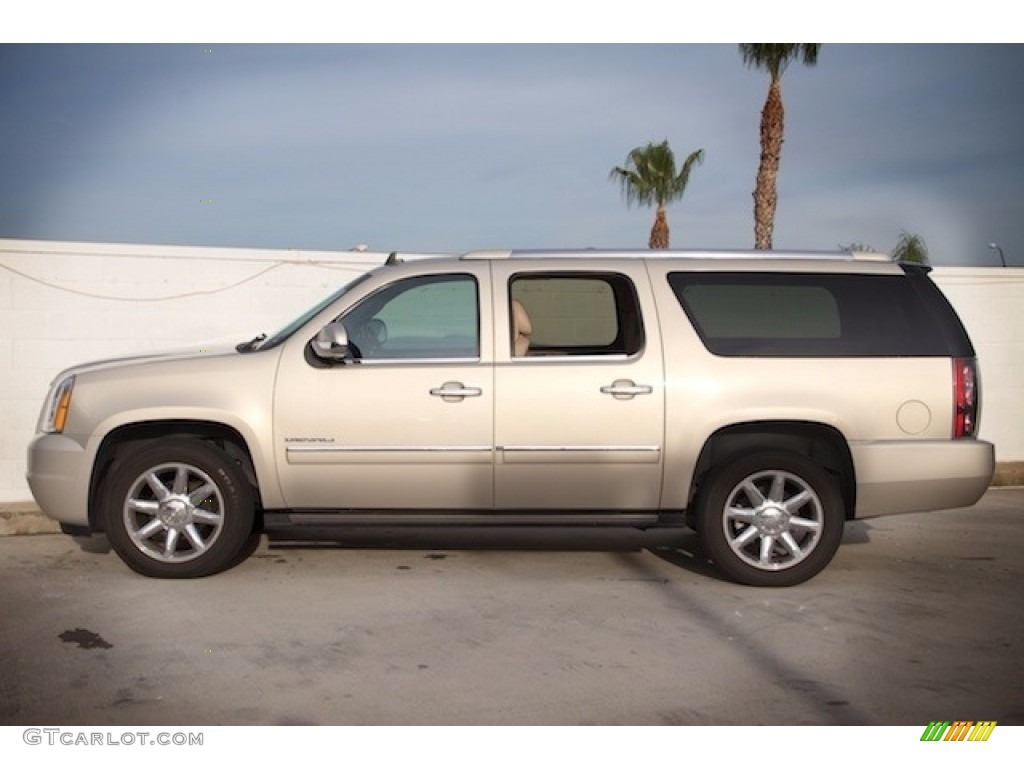 2011 Yukon XL Denali AWD - Gold Mist Metallic / Cocoa/Light Cashmere photo #8