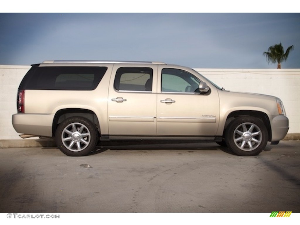 2011 Yukon XL Denali AWD - Gold Mist Metallic / Cocoa/Light Cashmere photo #10