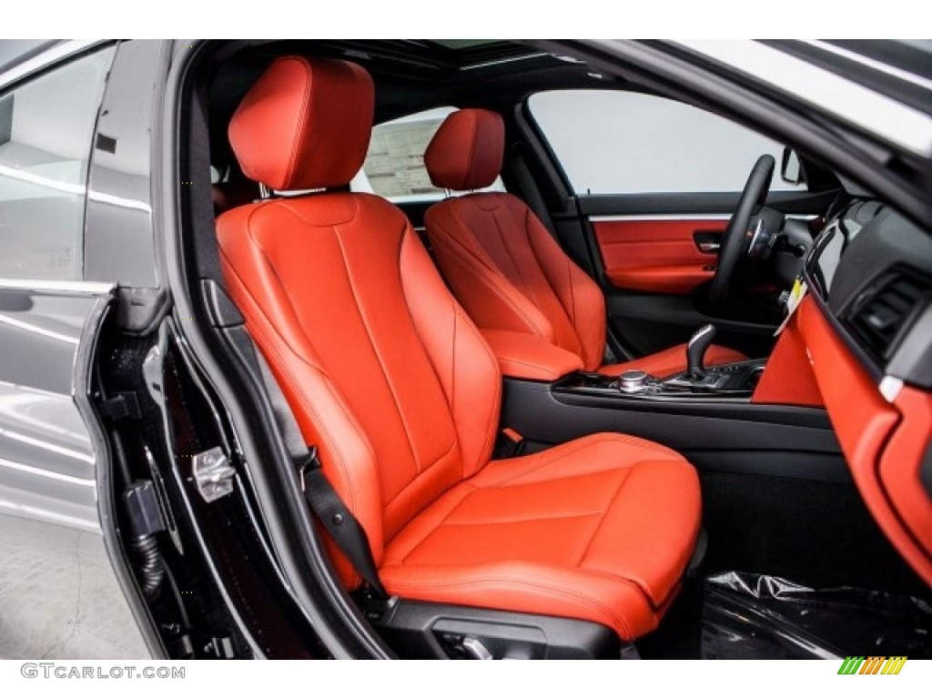 Coral Red Interior 2017 BMW 4 Series 430i Gran Coupe Photo #118028985