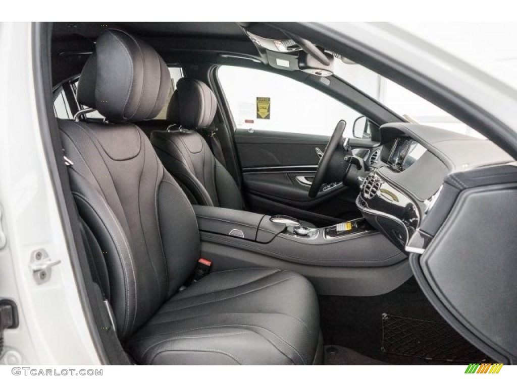 Black Interior 2017 Mercedes-Benz S 550e Plug-In Hybrid Photo #118030800