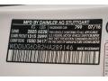  2017 S 550e Plug-In Hybrid designo Diamond White Metallic Color Code 799