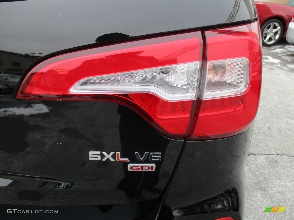 2014 Sorento SX V6 AWD - Ebony Black / Black photo #35