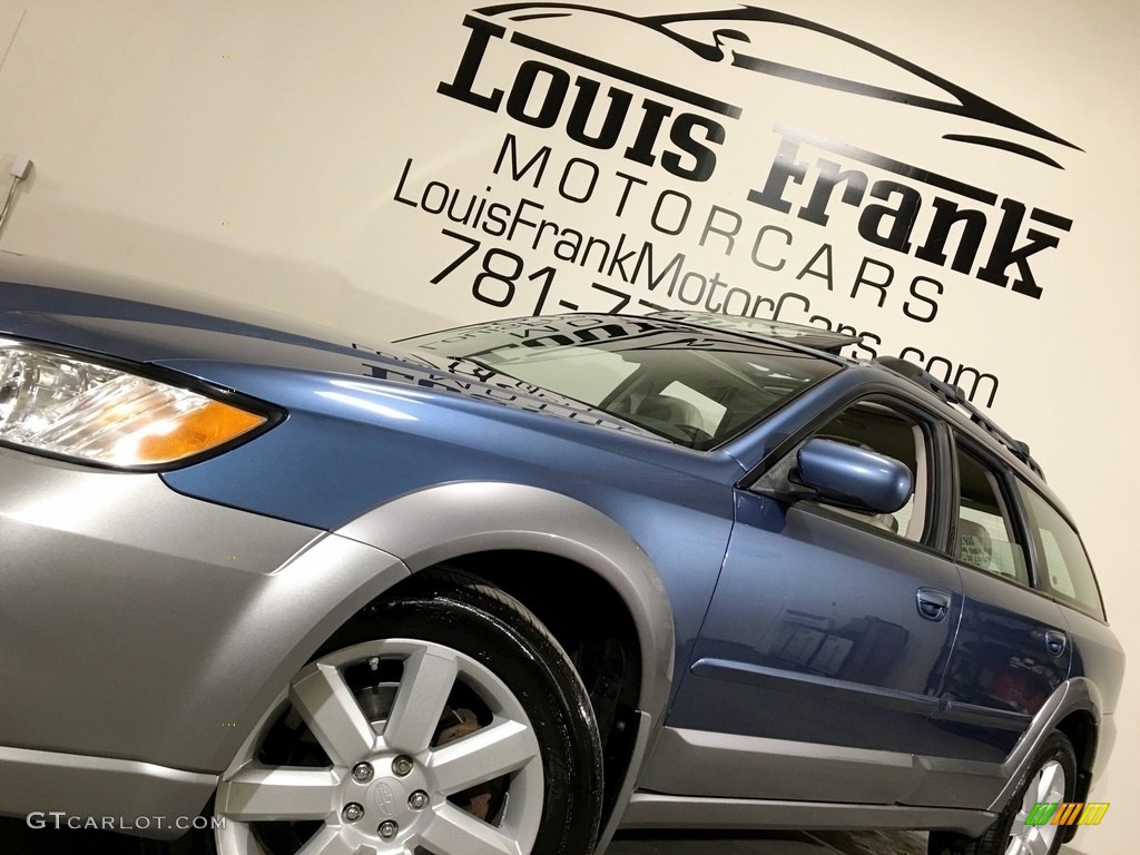 2008 Outback 2.5i Limited Wagon - Newport Blue Pearl / Warm Ivory photo #19