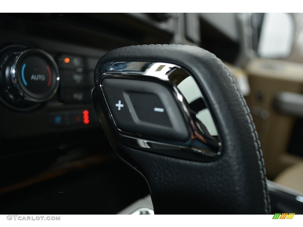 2017 F150 Lariat SuperCrew 4X4 - Shadow Black / Light Camel photo #20