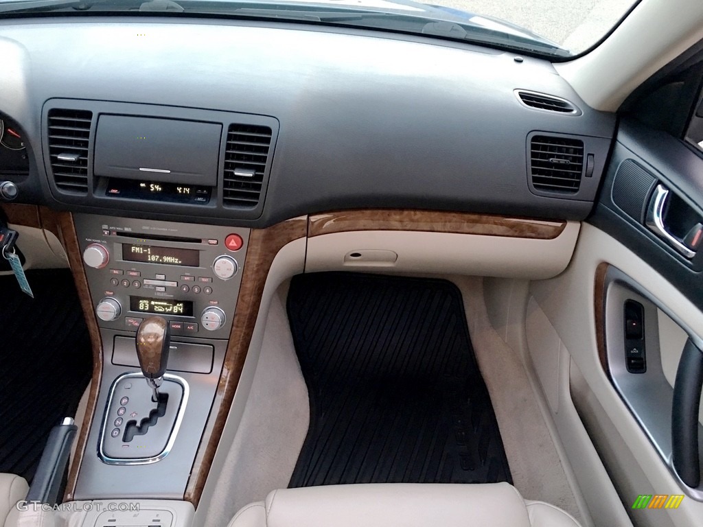 2008 Outback 2.5i Limited Wagon - Newport Blue Pearl / Warm Ivory photo #46