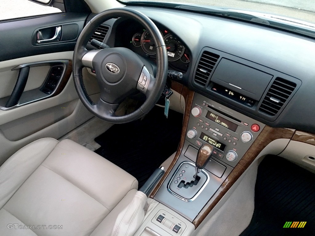 2008 Outback 2.5i Limited Wagon - Newport Blue Pearl / Warm Ivory photo #47