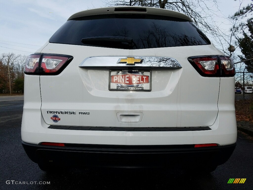 2017 Traverse LS AWD - Summit White / Dark Titanium/Light Titanium photo #5