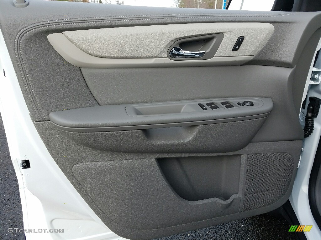 2017 Traverse LS AWD - Summit White / Dark Titanium/Light Titanium photo #6