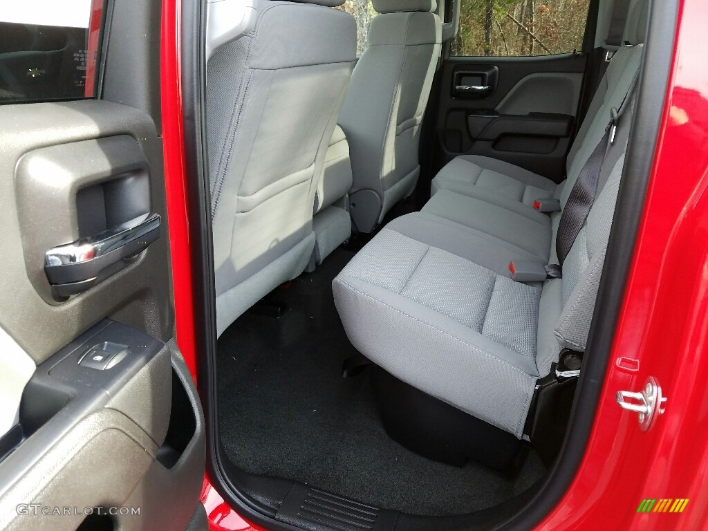 2017 Silverado 1500 Custom Double Cab 4x4 - Red Hot / Dark Ash/Jet Black photo #8
