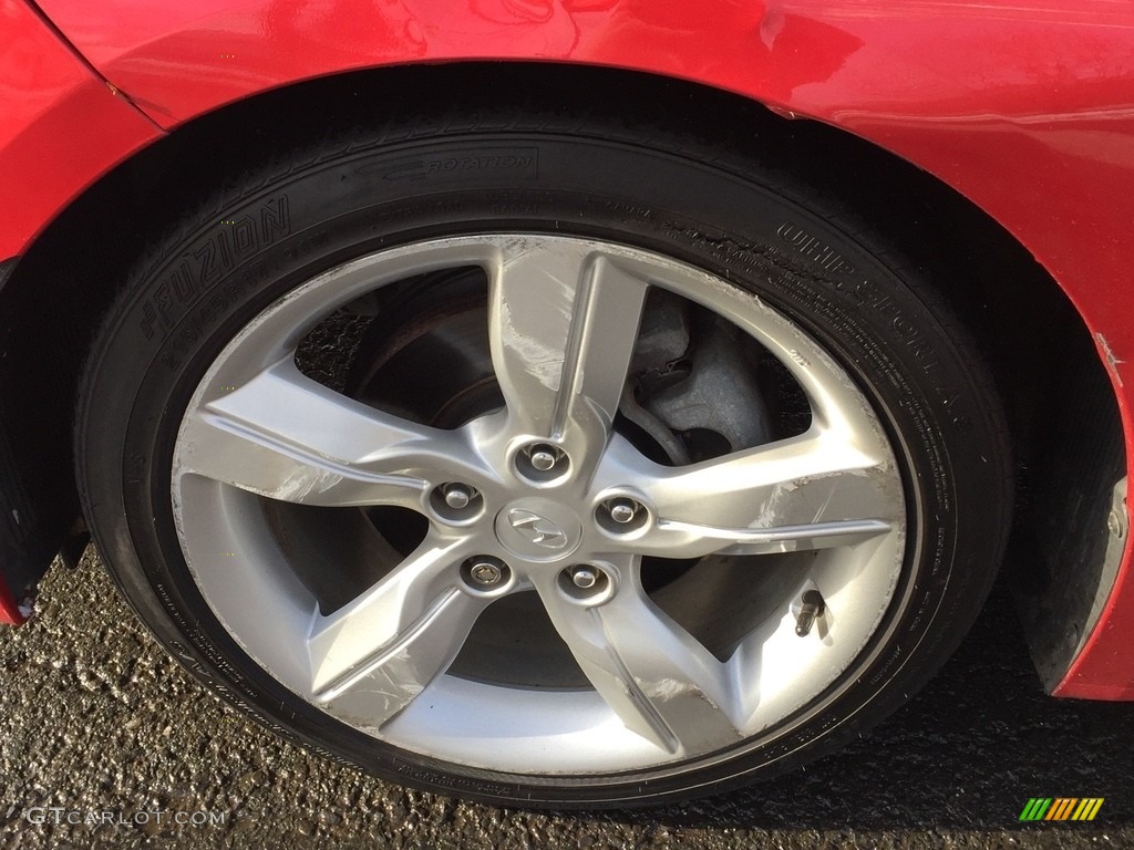 2012 Veloster  - Boston Red / Gray photo #26