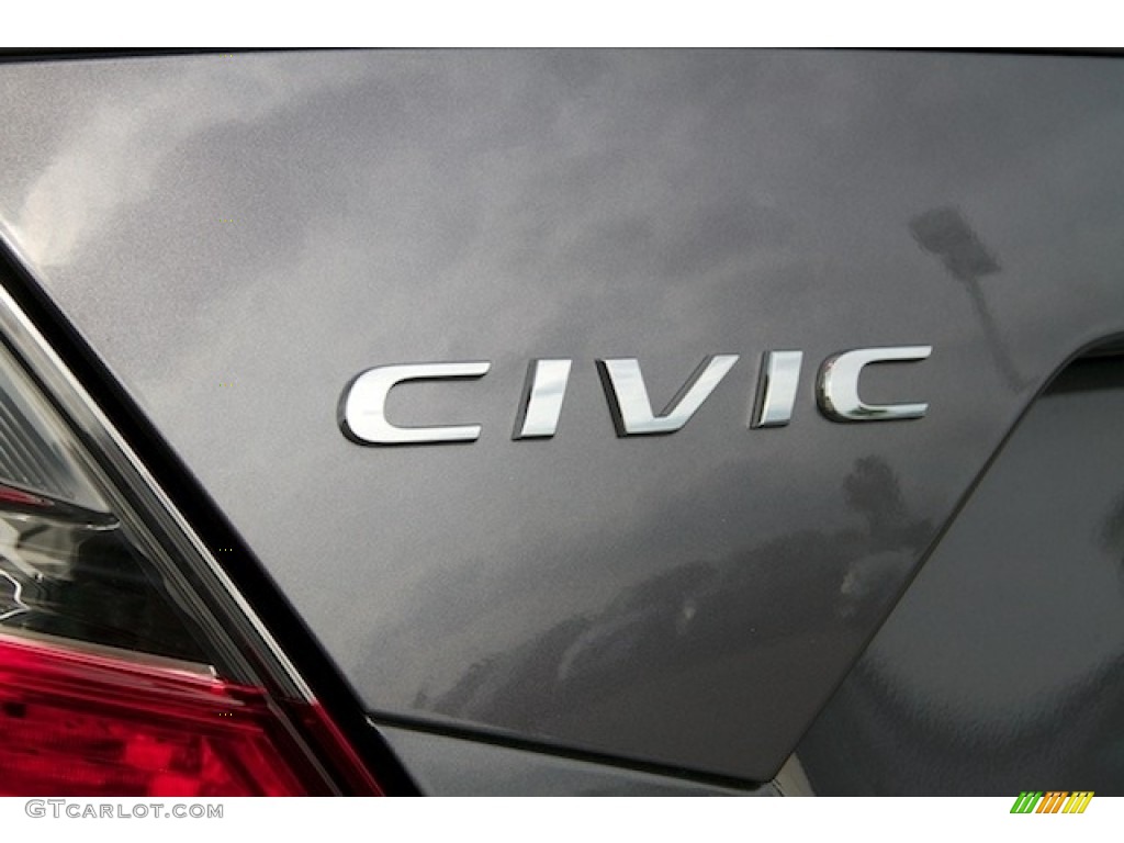 2017 Honda Civic EX Sedan Marks and Logos Photo #118037196