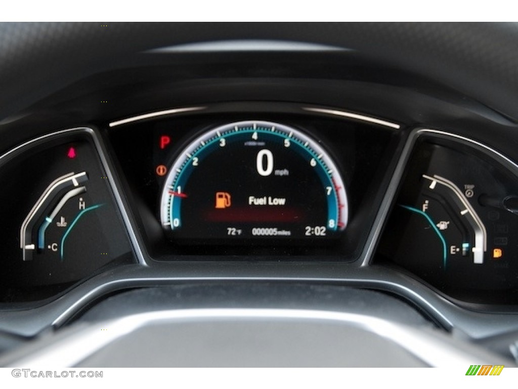 2017 Honda Civic EX Sedan Gauges Photo #118037448