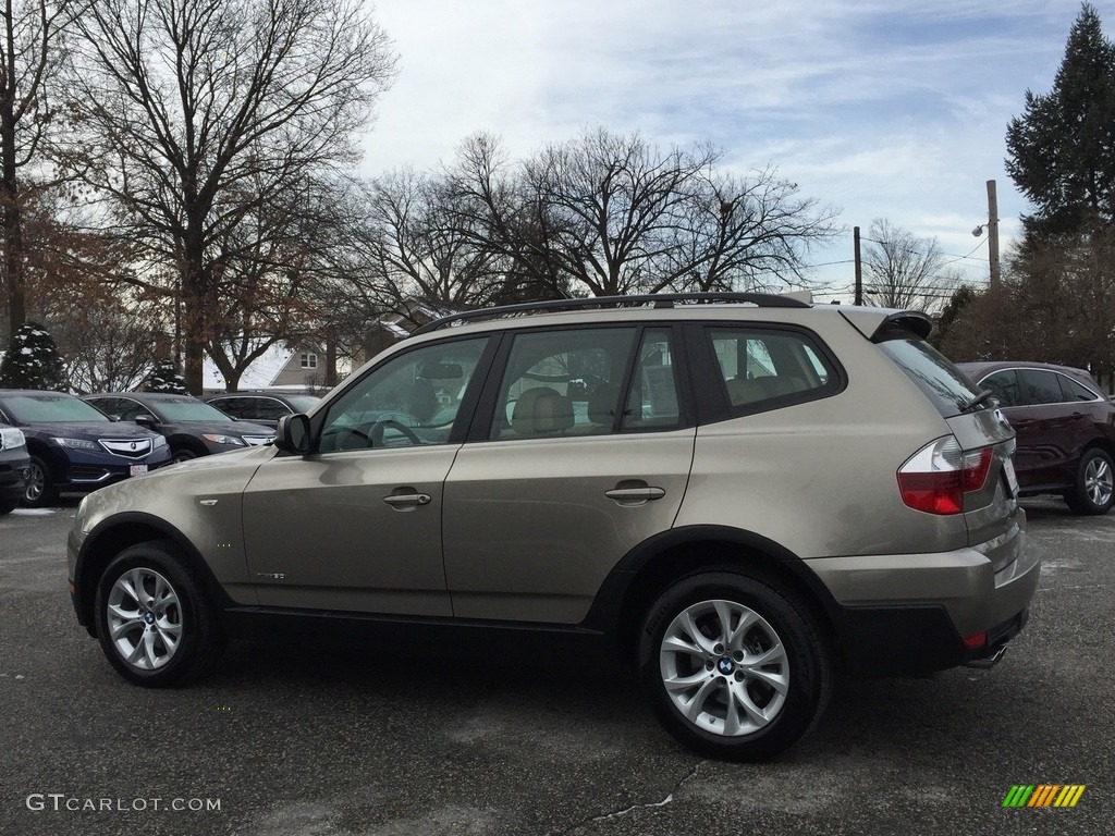 2010 X3 xDrive30i - Platinum Bronze Metallic / Sand Beige photo #5