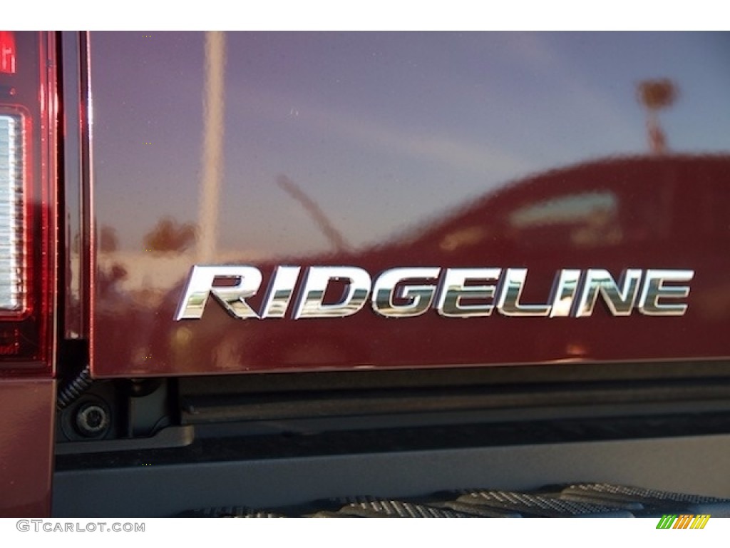 2017 Ridgeline RTL-T AWD - Deep Scarlet Pearl / Beige photo #3