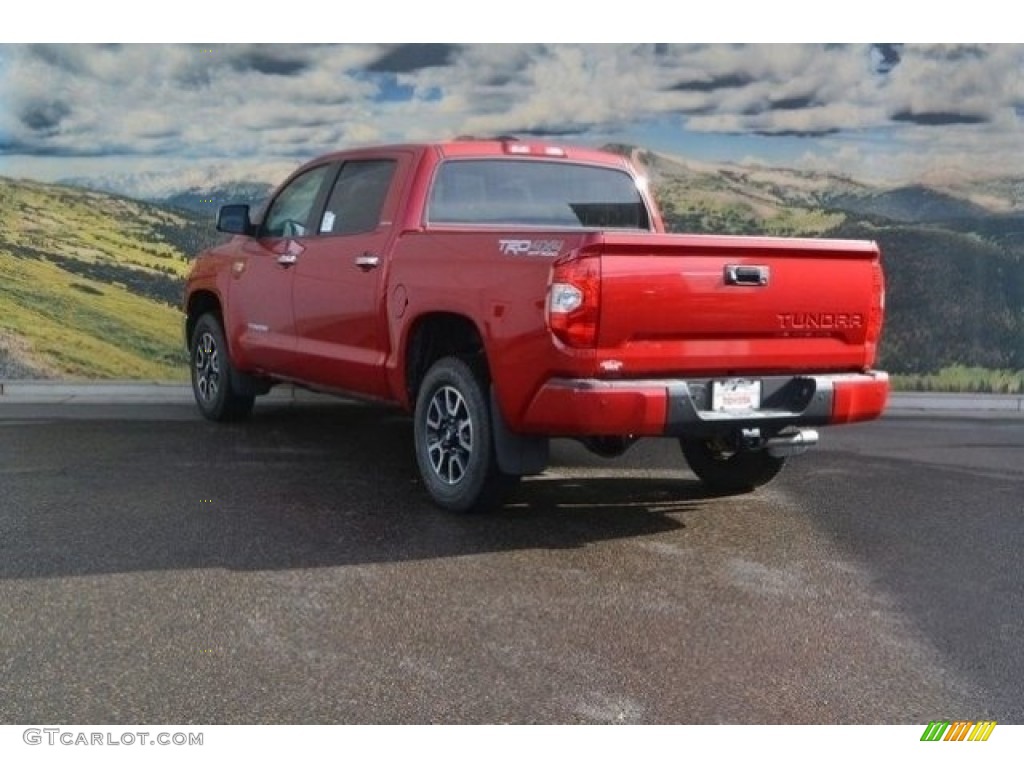 2017 Tundra Limited CrewMax 4x4 - Barcelona Red Metallic / Graphite photo #3