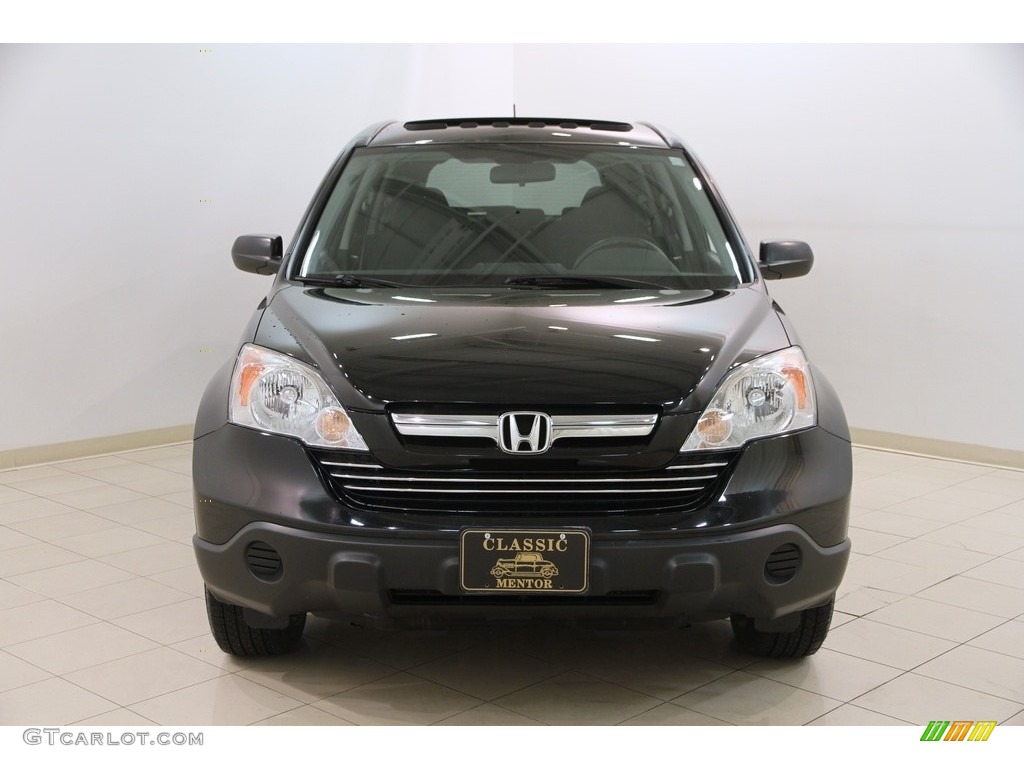 2009 CR-V EX 4WD - Crystal Black Pearl / Black photo #2