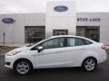 Oxford White 2014 Ford Fiesta SE Sedan